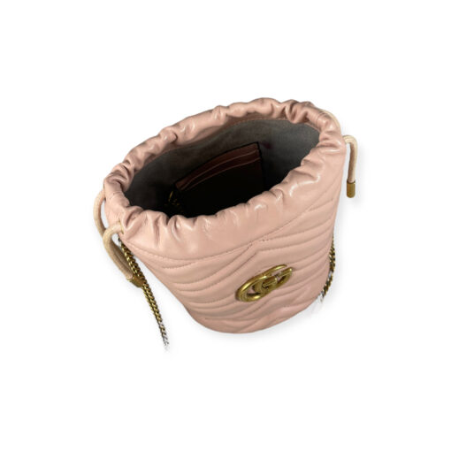 Gucci GG Marmont Mini Bucket Bag in Pink 6