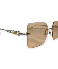 Gucci GG0644S Crystal Sunglasses in Pink/Silver 15
