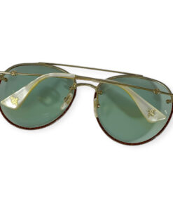 Gucci Glitter Aviator Sunglasses in Green Red 16