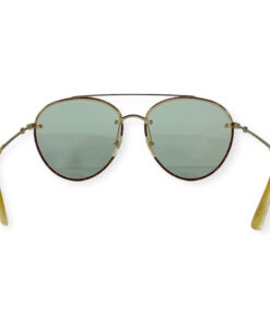 Gucci Glitter Aviator Sunglasses in Green Red 13