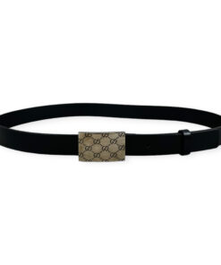 Gucci Logo Belt in Black Silver 90 / 36 7