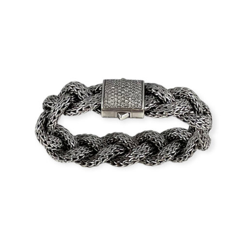 John Hardy Bracelet XL Diamond Braided Chain 2