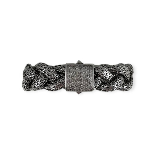 John Hardy Bracelet XL Diamond Braided Chain 1