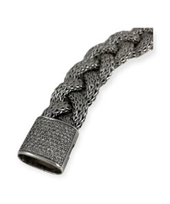 John Hardy Bracelet XL Diamond Braided Chain 12