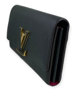 Louis Vuitton Capucines Wallet in Black 14