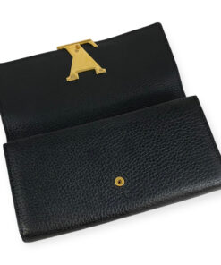 Louis Vuitton Capucines Wallet in Black 19