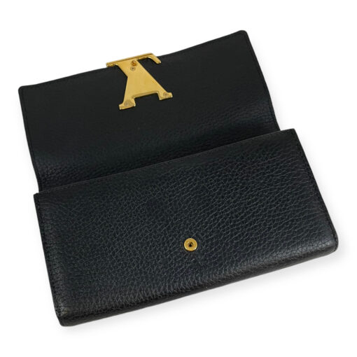 Louis Vuitton Capucines Wallet in Black 8