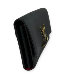 Louis Vuitton Capucines Wallet in Black 15