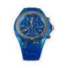 Michele Tahitian Jellybean Watch in Cobalt Blue