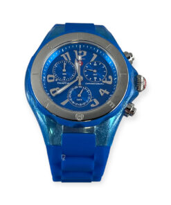 Michele Tahitian Jellybean Watch in Cobalt Blue