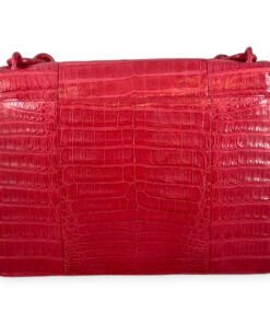 Nancy Gonzalez Crocodile Flap Bag in Pink 16