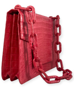 Nancy Gonzalez Crocodile Flap Bag in Pink 15