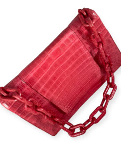 Nancy Gonzalez Crocodile Flap Bag in Pink 17