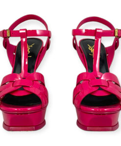 Saint Laurent Tribute Sandals in Hot Pink 38.5 10