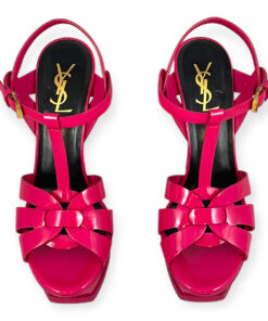 Saint Laurent Tribute Sandals in Hot Pink 38.5 12