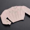 Size S | Alessandra Rich Rosette Sweater in Pink