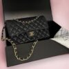 Chanel Caviar Quilted Medium Double Flap Bag in Black