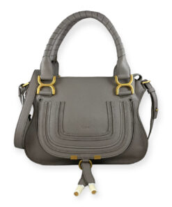 Chloe Marcie Double Carry Bag in Gray 11
