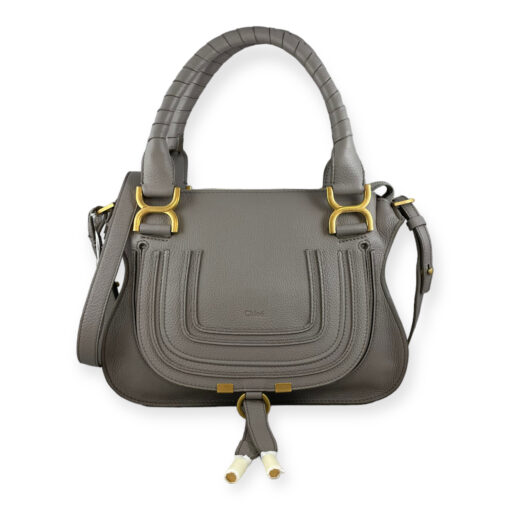 Chloe Marcie Double Carry Bag in Gray 1