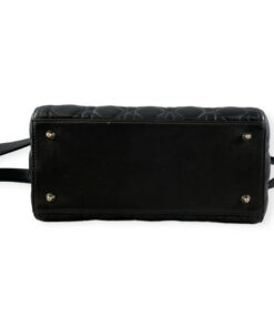 Dior Medium Lady Dior Cannage Bag in Black 21