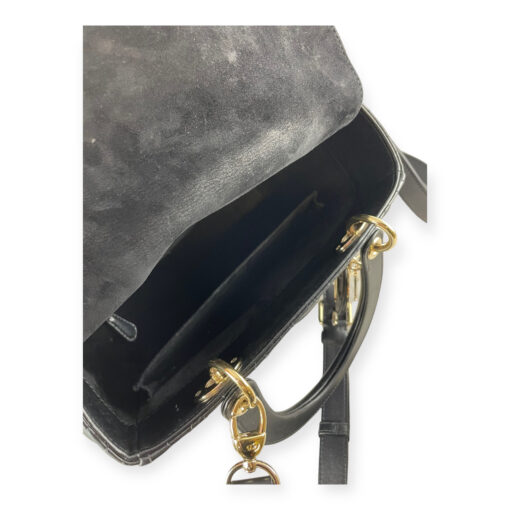 Dior Medium Lady Dior Cannage Bag in Black 12