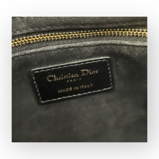 Dior Medium Lady Dior Cannage Bag in Black 10