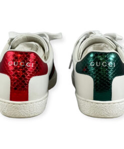 Gucci Ace Sneakers in White/Green 35 12