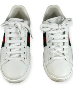 Gucci Ace Sneakers in White/Green 35 11