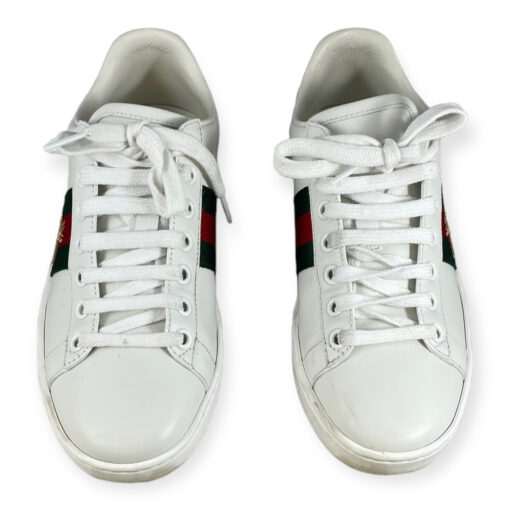 Gucci Ace Sneakers in White/Green 35 4