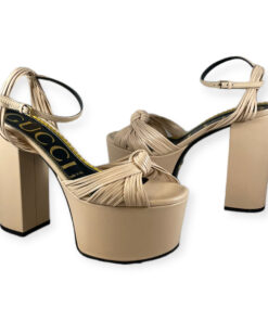 Gucci Platform Sandals in Blush 36 14