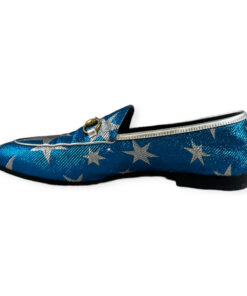 Gucci Star Loafers in Blue/Silver 39 8
