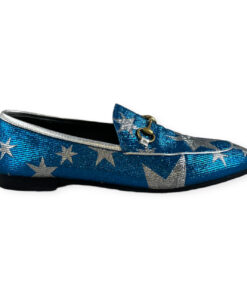 Gucci Star Loafers in Blue/Silver 39 9