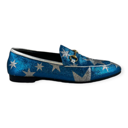 Gucci Star Loafers in Blue/Silver 39 2