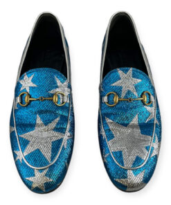 Gucci Star Loafers in Blue/Silver 39 11