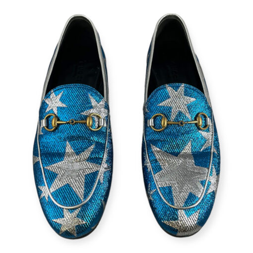 Gucci Star Loafers in Blue/Silver 39 4