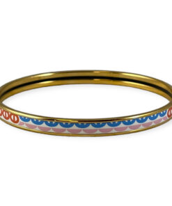 Hermes Bangle Bracelet in Gold/Multi 6