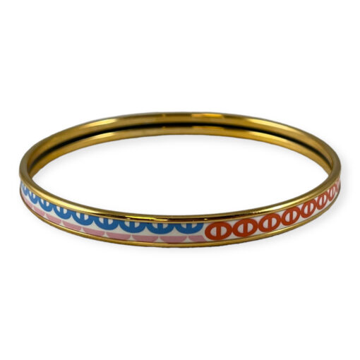 Hermes Bangle Bracelet in Gold/Multi 2