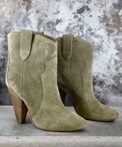 Size 38 | Isabel Marant Roxann Booties in Taupe
