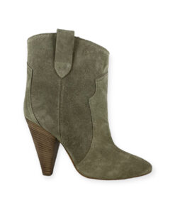 Isabel Marant Roxann Suede Boots in Taupe 38 9