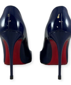 Christian Louboutin Patent Pumps in Midnight Blue 37.5 10