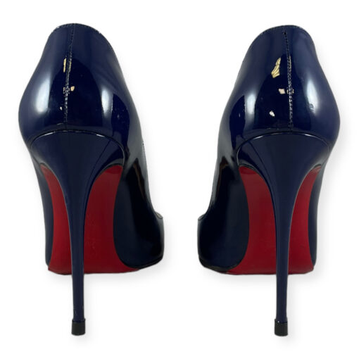 Christian Louboutin Patent Pumps in Midnight Blue 37.5 4