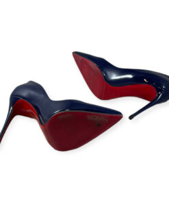 Christian Louboutin Patent Pumps in Midnight Blue 37.5 11