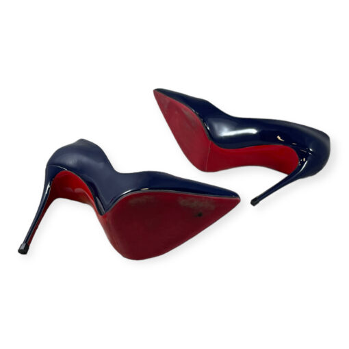Christian Louboutin Patent Pumps in Midnight Blue 37.5 5