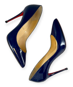 Christian Louboutin Patent Pumps in Midnight Blue 37.5 12