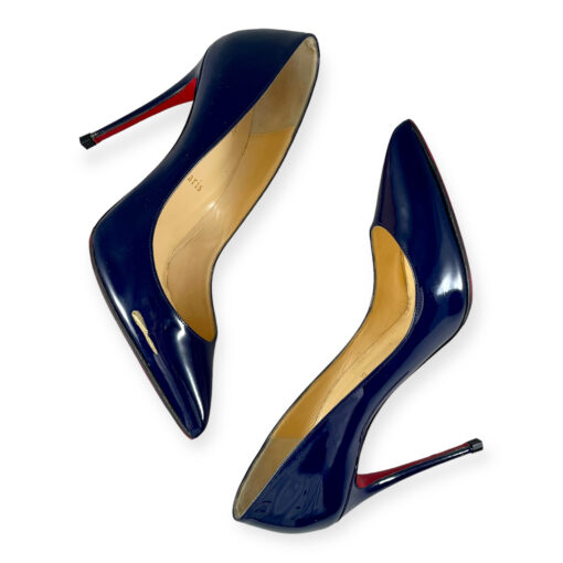 Christian Louboutin Patent Pumps in Midnight Blue 37.5 6