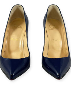 Christian Louboutin Patent Pumps in Midnight Blue 37.5 9