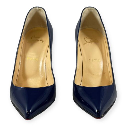 Christian Louboutin Patent Pumps in Midnight Blue 37.5 3
