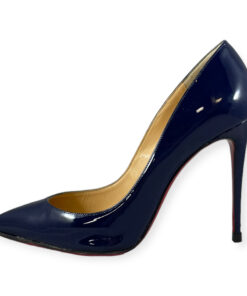Christian Louboutin Patent Pumps in Midnight Blue 37.5 7