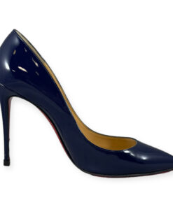 Christian Louboutin Patent Pumps in Midnight Blue 37.5 8
