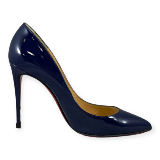 Christian Louboutin Patent Pumps in Midnight Blue 37.5 2